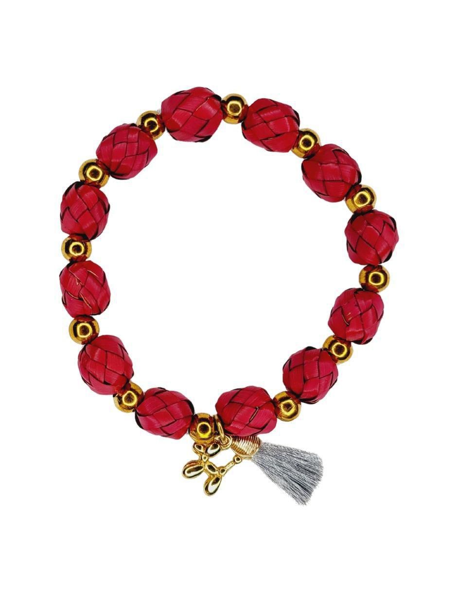 Pulsera Palma con acabado esmaltado