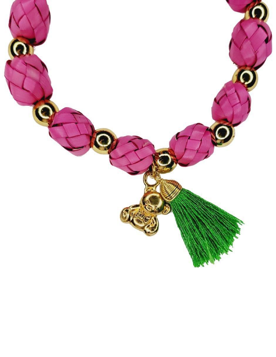 Pulsera maria rayuela "de" palma sin kilataje palma "con acabado" esmaltado