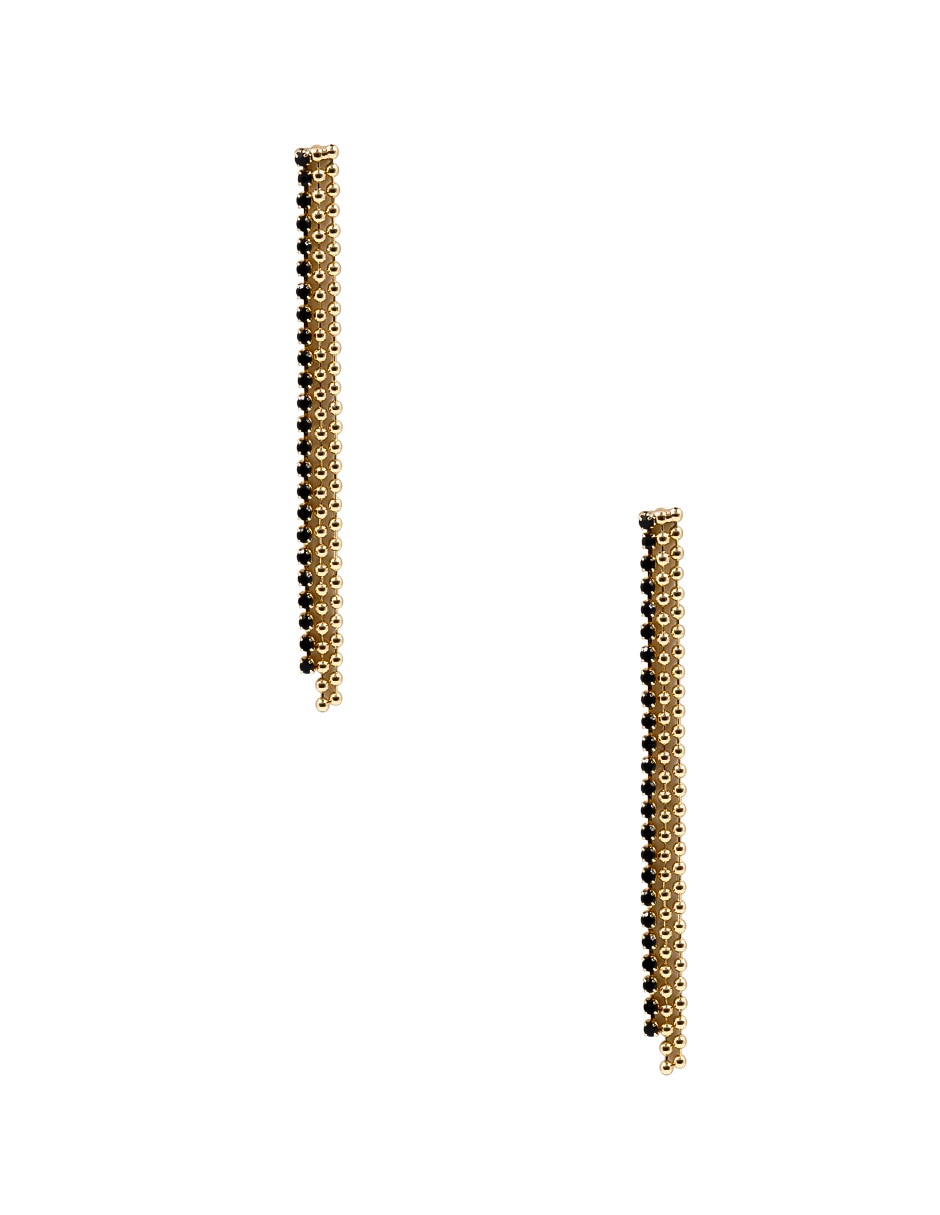Aretes redondos con acabado brillante 1