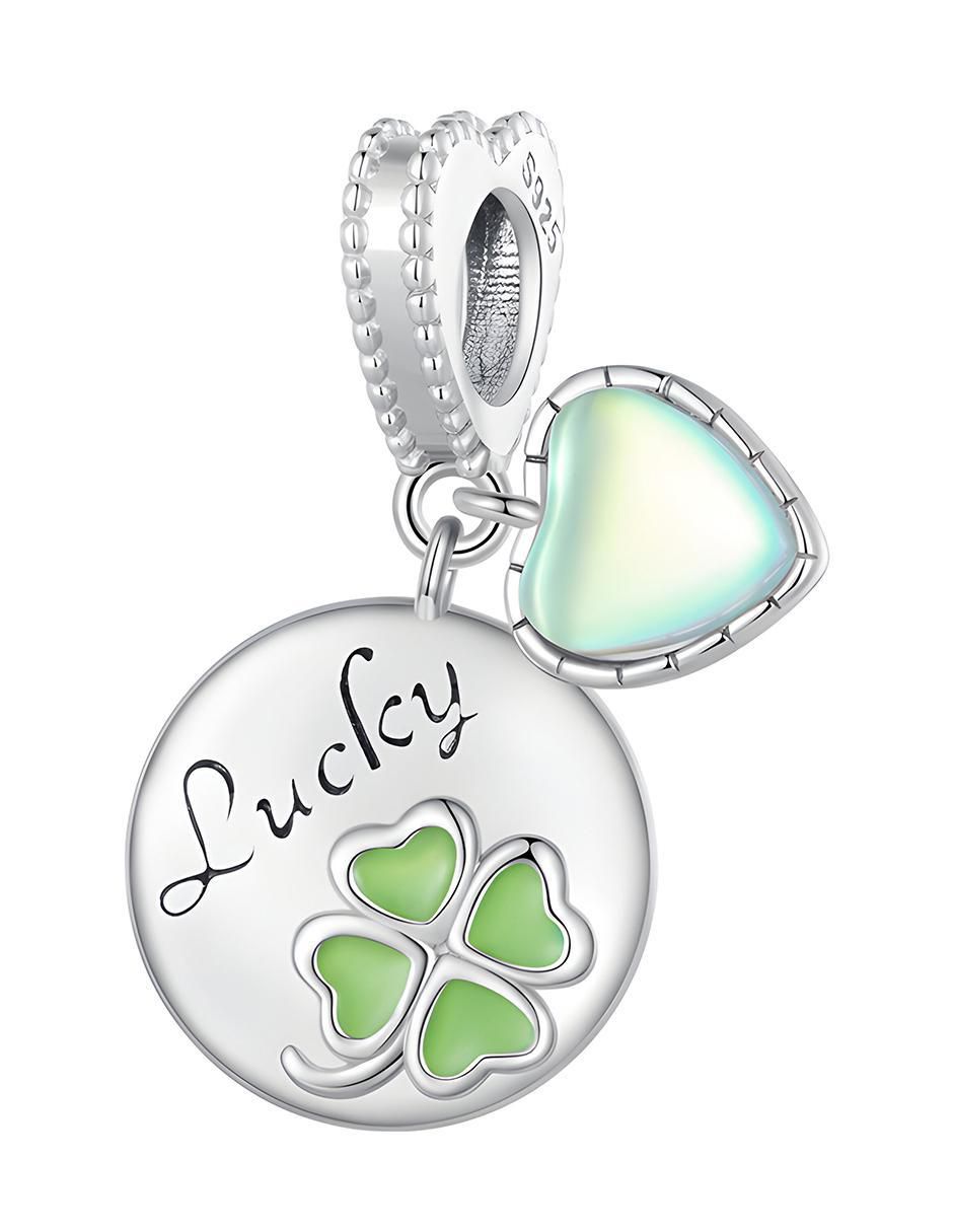 Charm de trébol Collection de plata P 925 zirconia 1