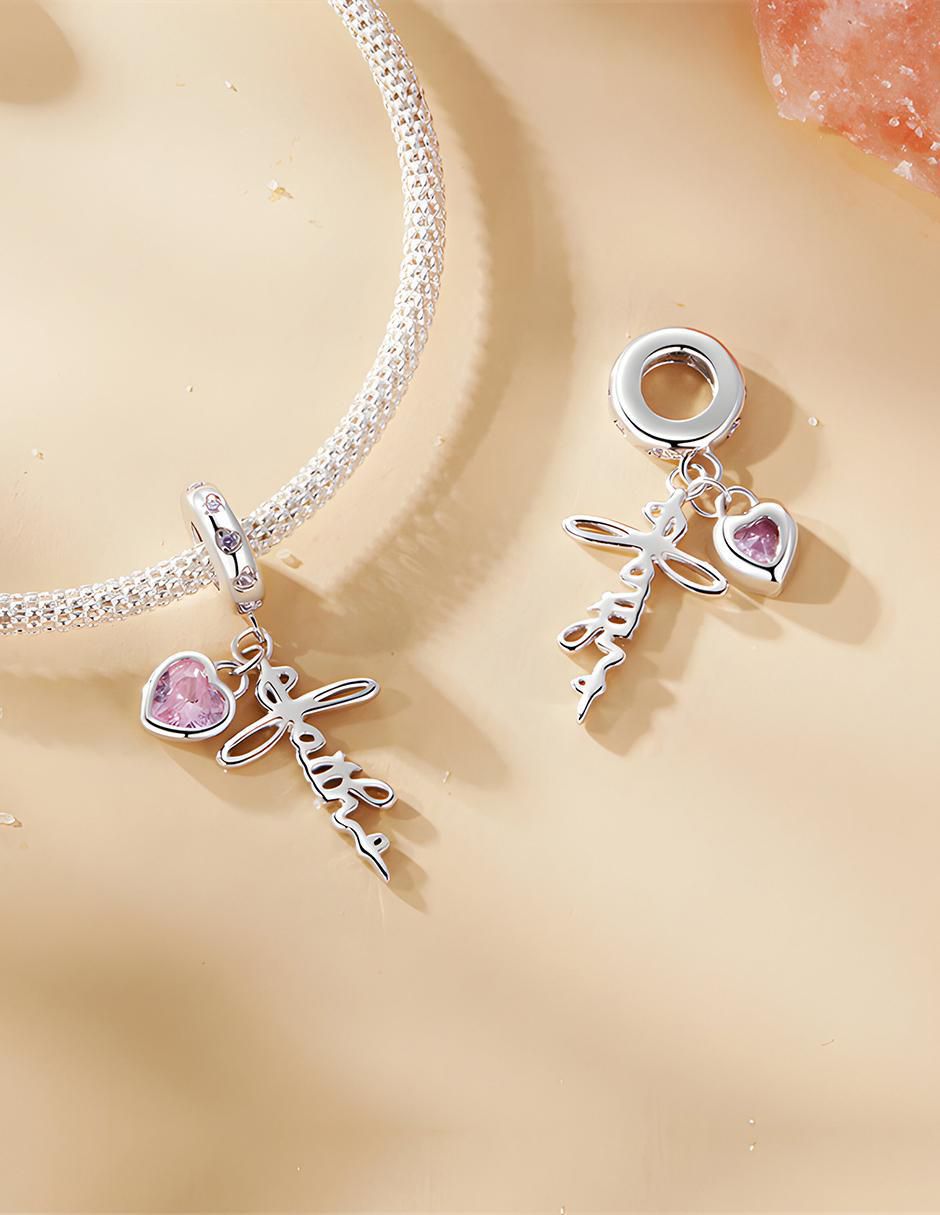 Charm de corazón Collection de plata P 925 zirconia 4