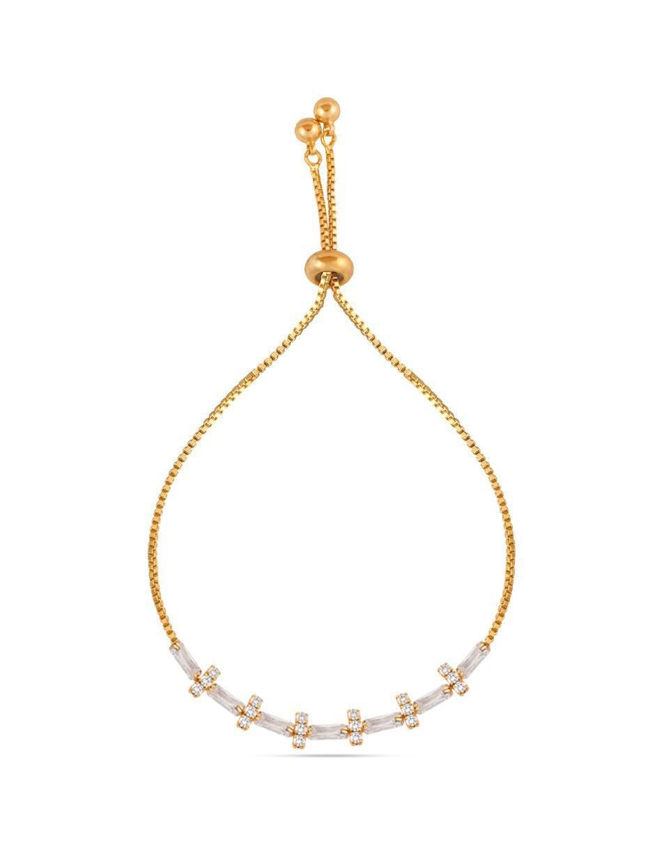 Pulsera con acabado chapa de oro Pulsera con acabado chapa de oro