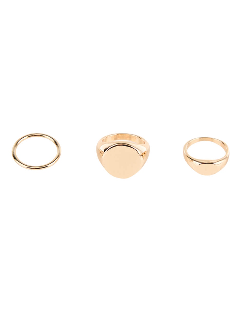 Set anillo brillante