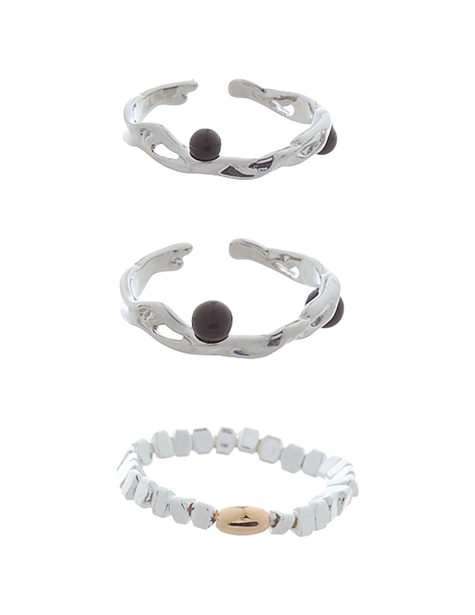 Set anillo brillante