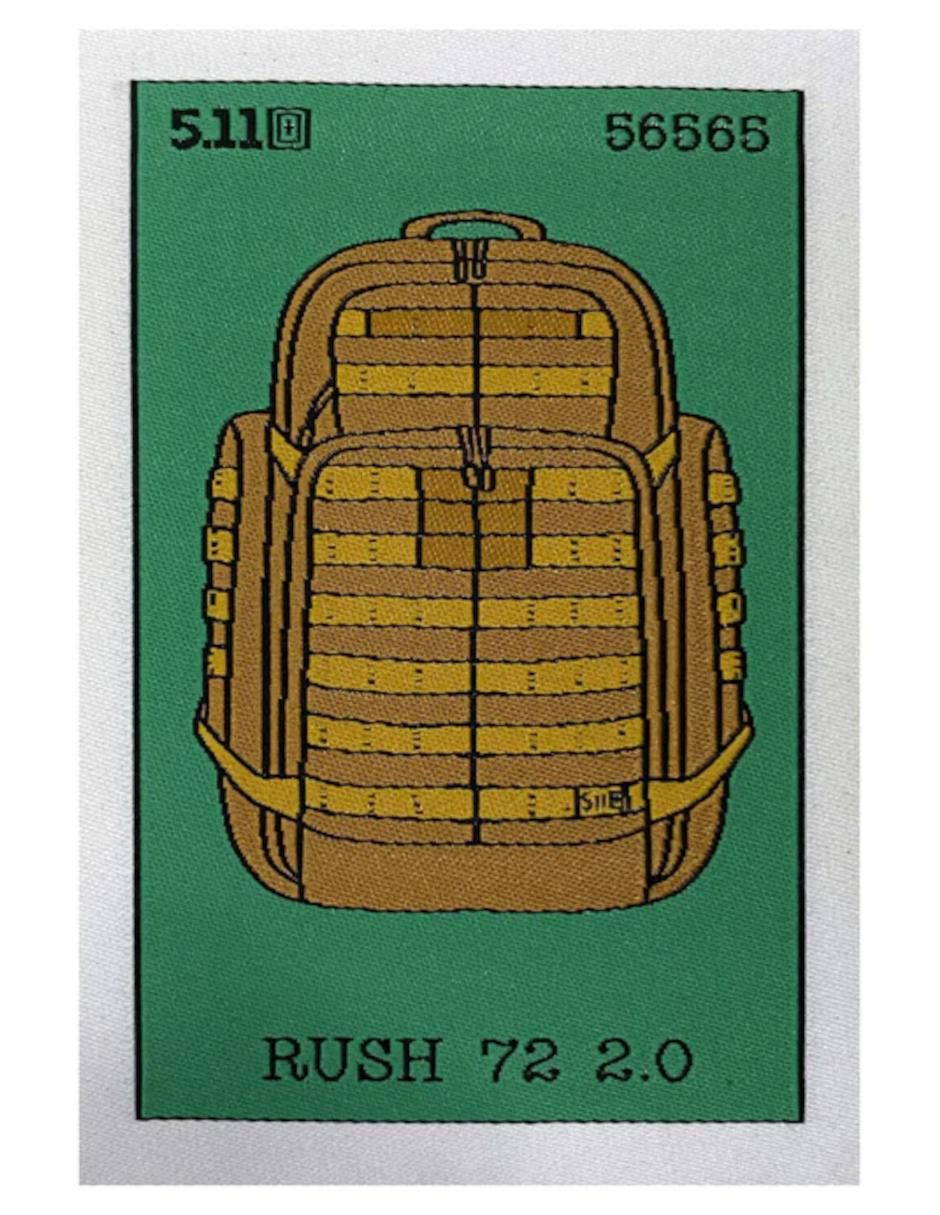 Parche decorativo para ropa Rush 72 Parche decorativo para ropa Rush 72