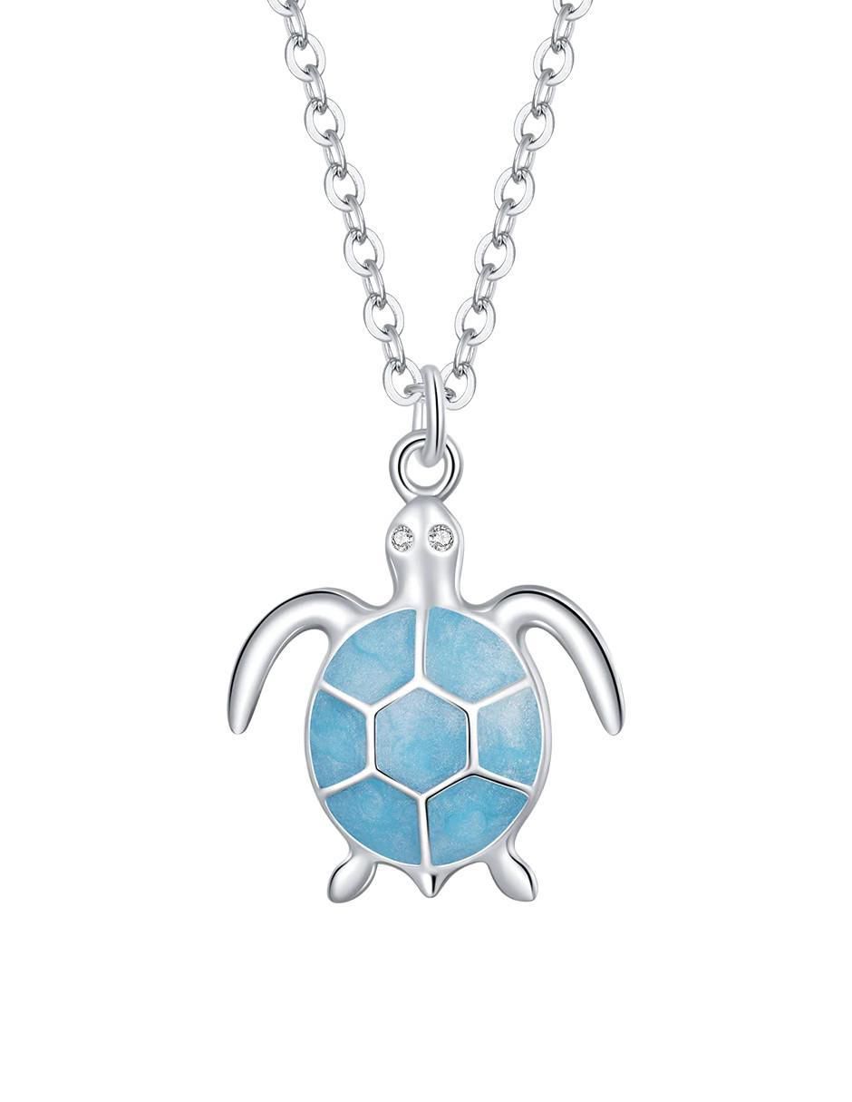 Collar de tortuga Nature de plata P 925