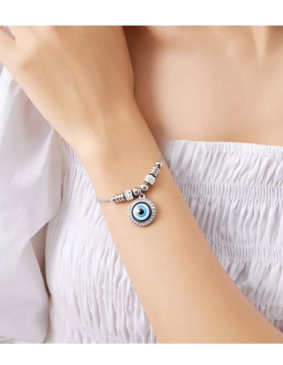 Pulsera con acabado pavé 4