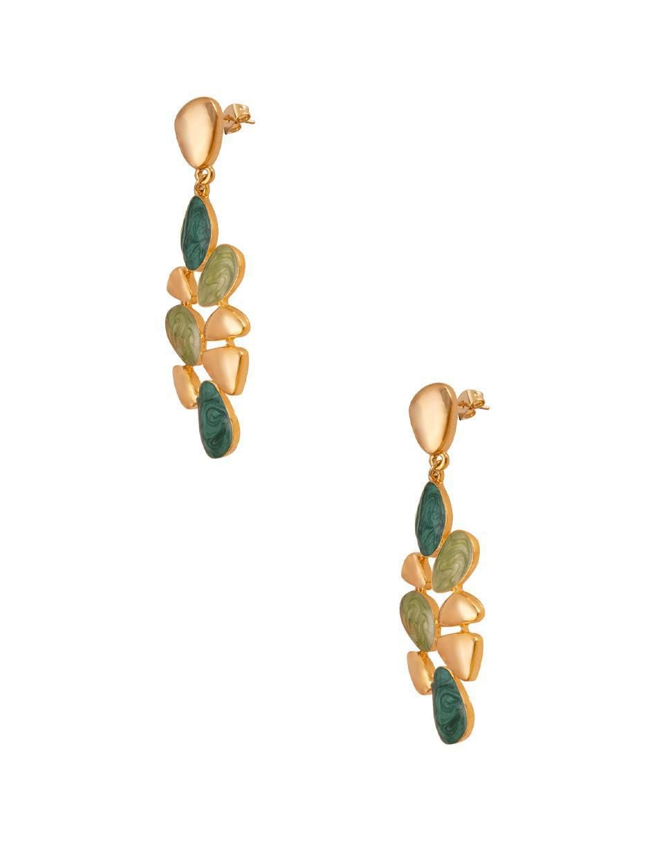 Set de aretes con acabado brillante 3