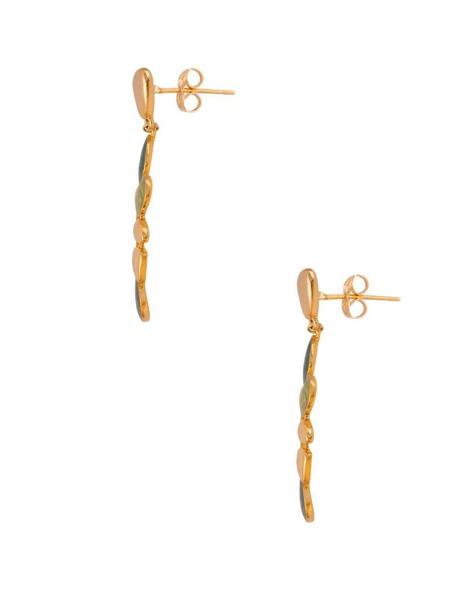 Set de aretes con acabado brillante 4