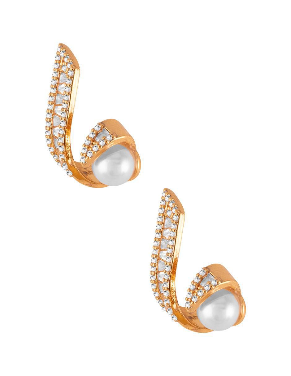 Aretes con acabado pavé zirconia 3