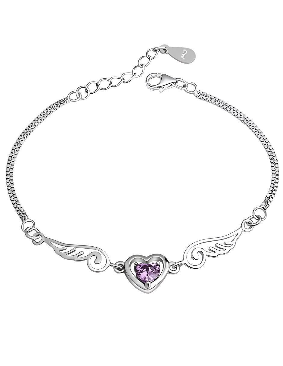 Pulsera de plata P 925 con acabado pavé