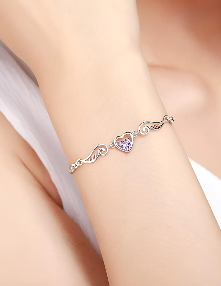 Pulsera de plata P 925 con acabado pavé 3