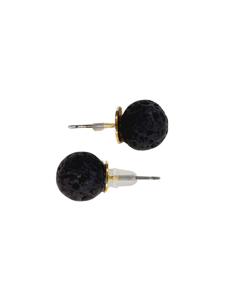 Aretes circulares Piedra Volcánica 3