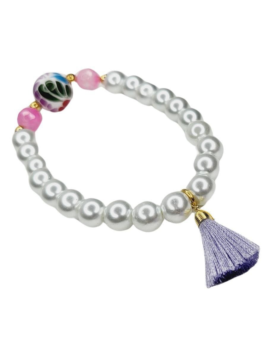 Pulsera Talavera con acabado esmaltado 2