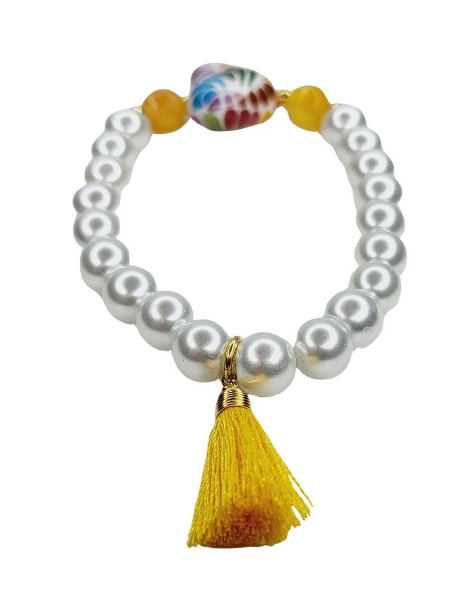 Pulsera Talavera con acabado esmaltado 2