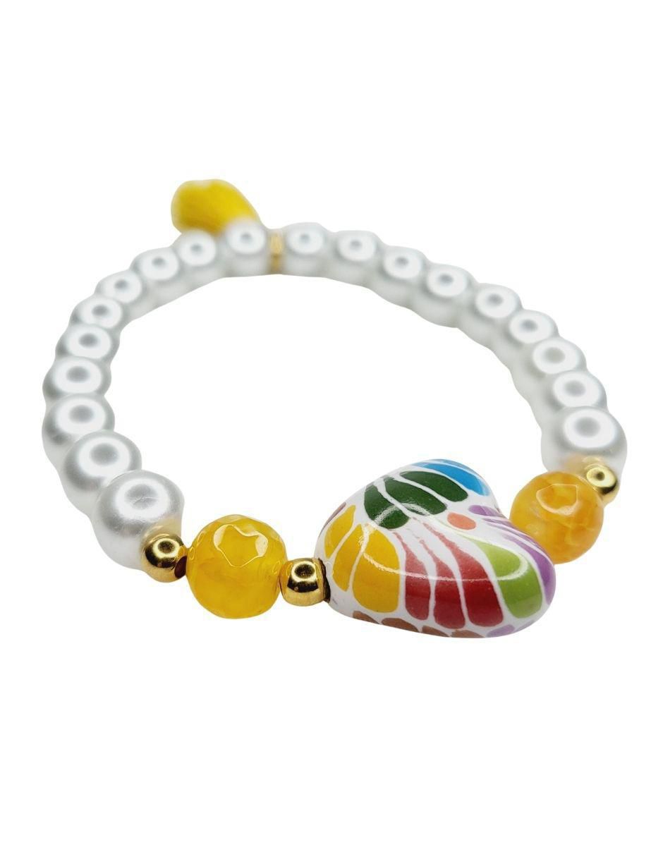 Pulsera Talavera con acabado esmaltado 3