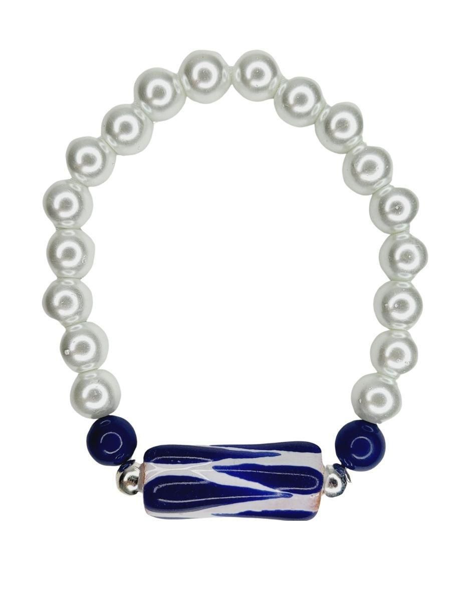 Pulsera maria rayuela "de" cerámica sin kilataje talavera "con acabado" esmaltado