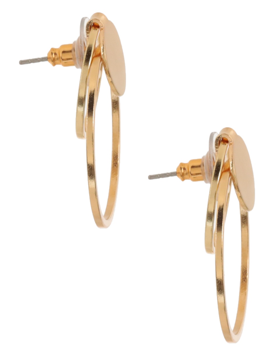 Aretes redondos con acabado mate 3