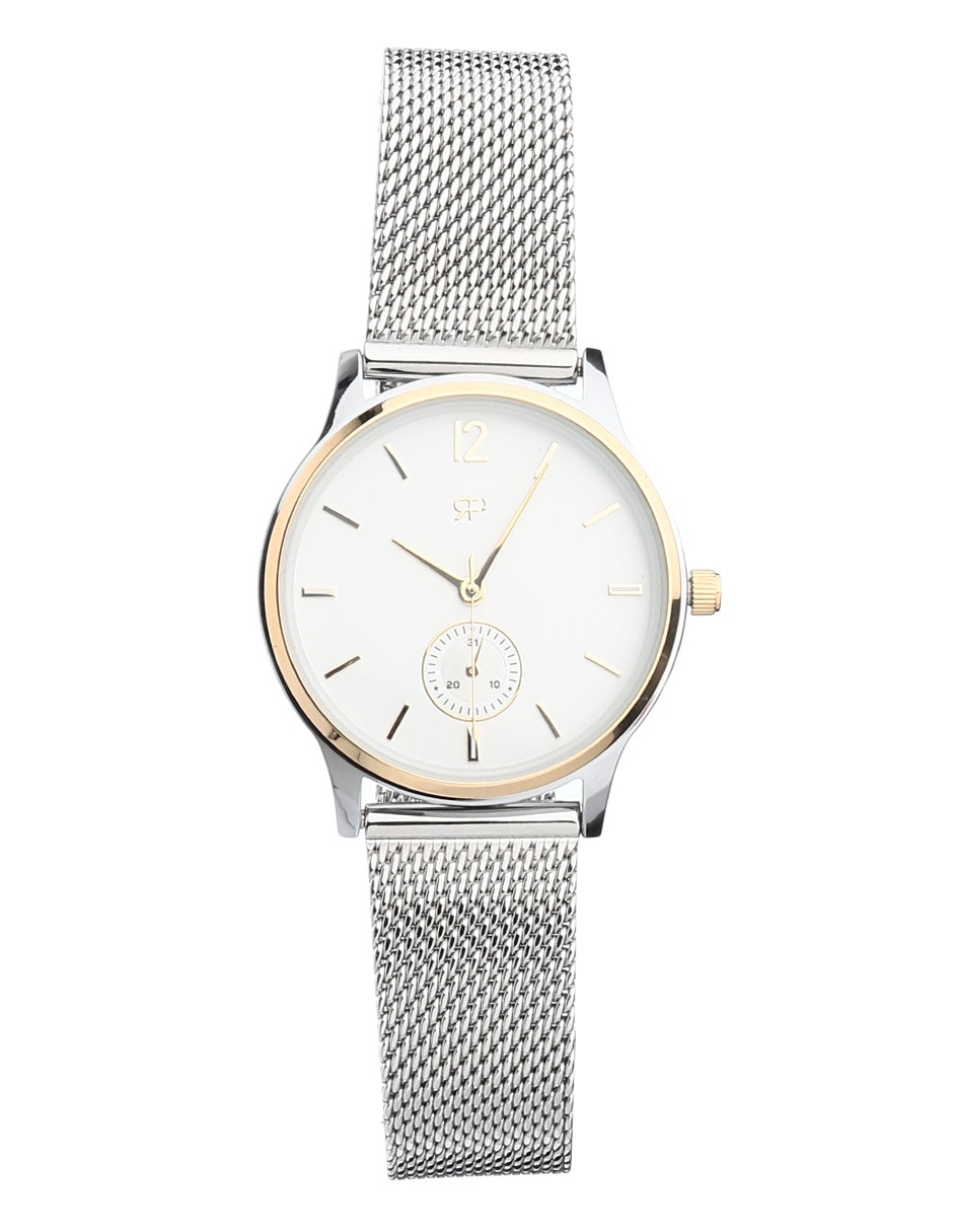 Reloj Plateado Reloj Mapa Parfois Reloj Parfois Para Mujer