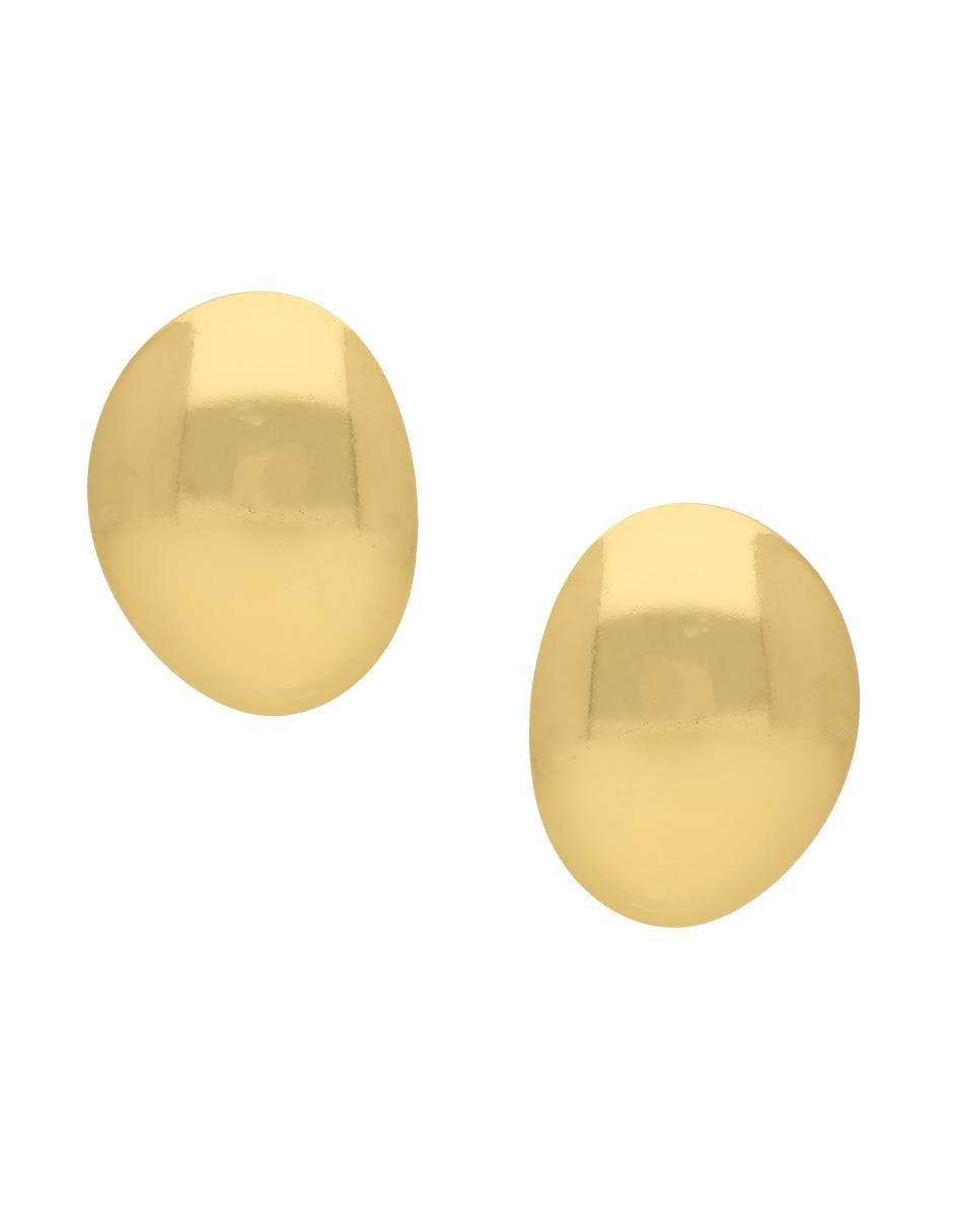Aretes ovalados con acabado brillante Aretes ovalados con acabado brillante