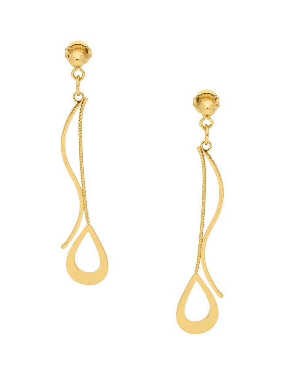 Aretes con acabado brillante Aretes con acabado brillante