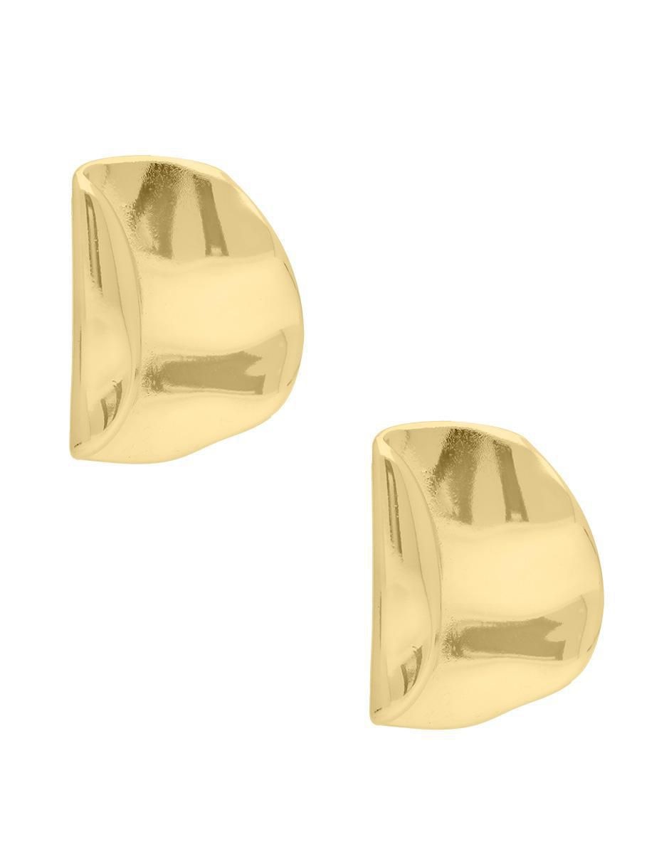 Aretes circulares con acabado brillante
