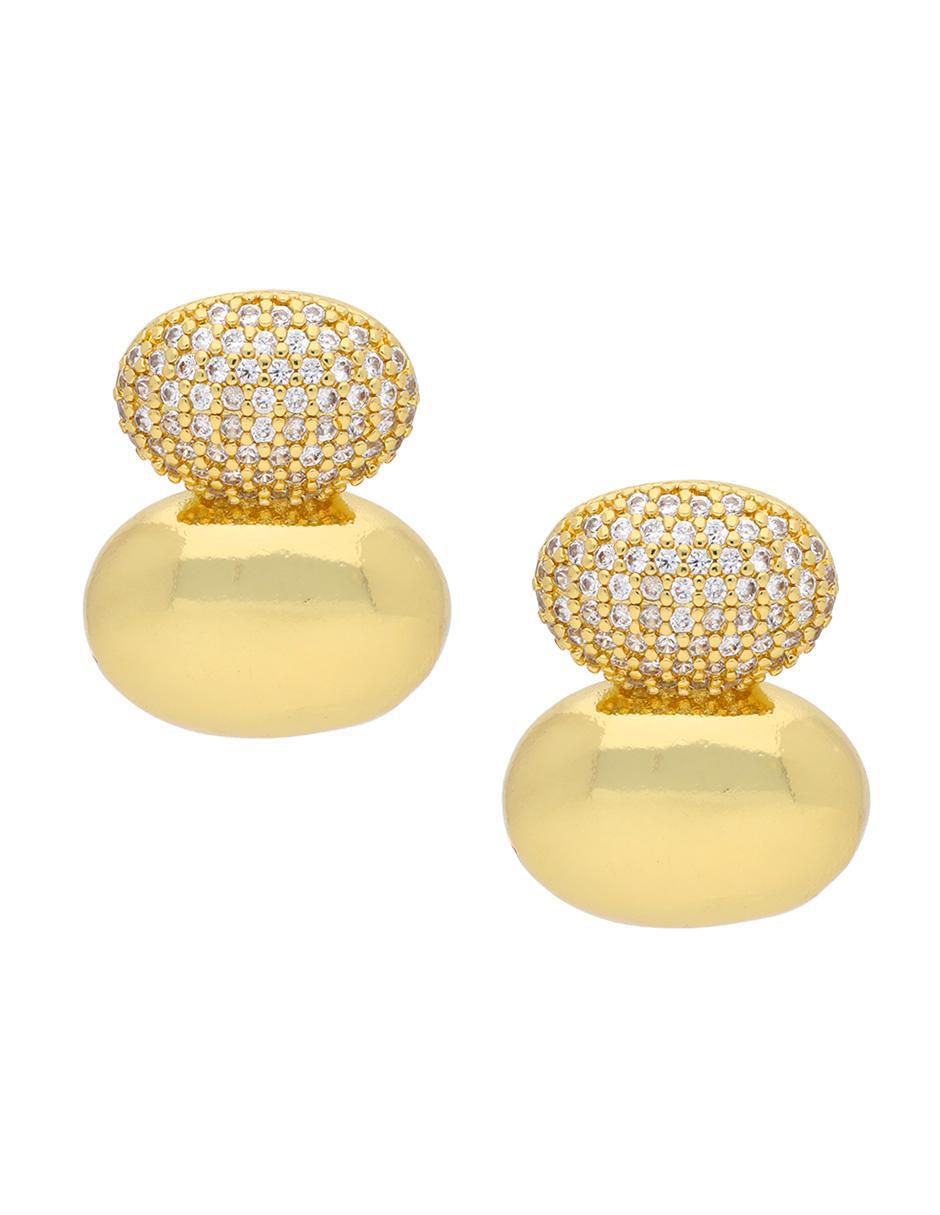 Aretes circulares con acabado brillante Aretes circulares con acabado brillante