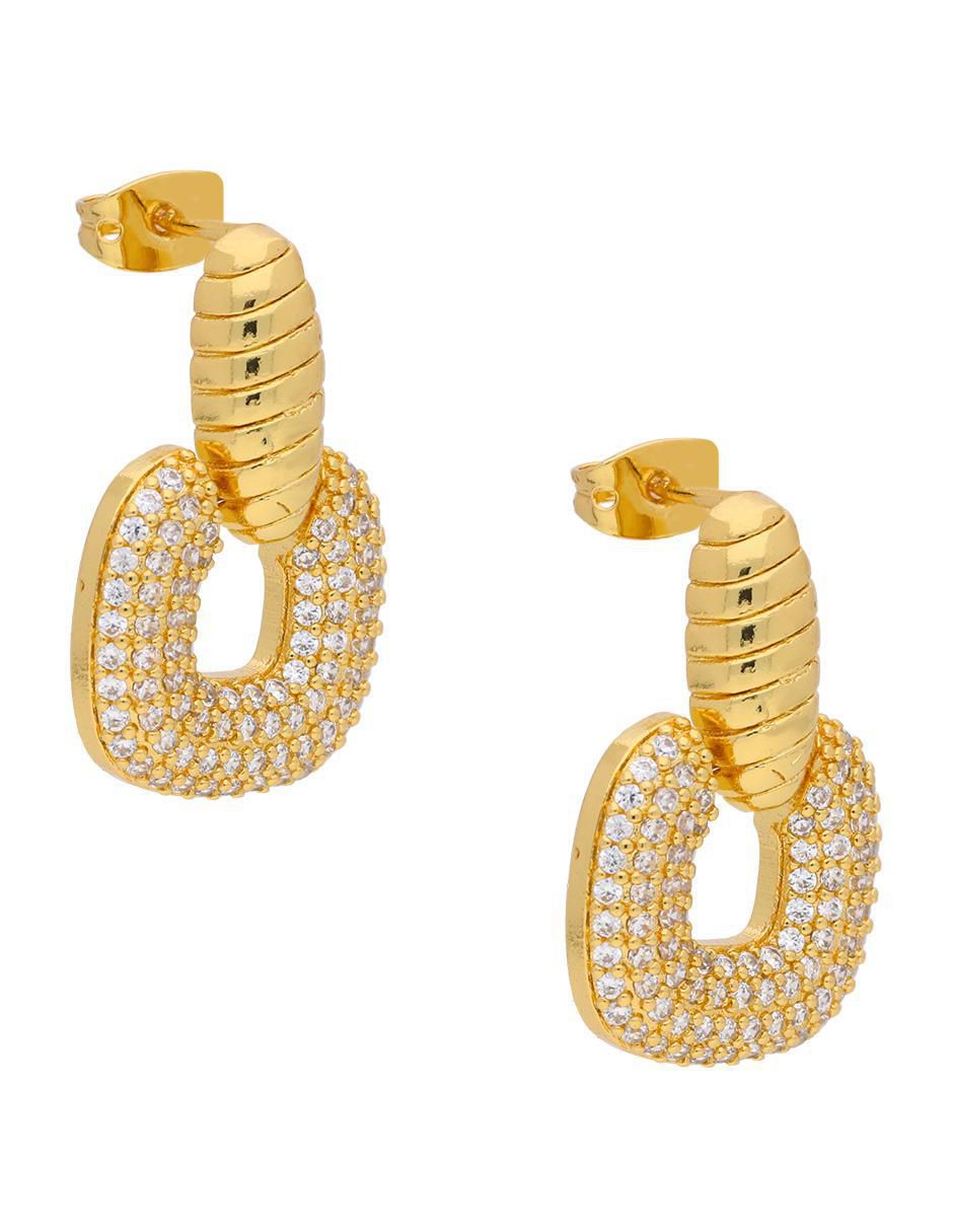 Aretes circulares con acabado brillante 3