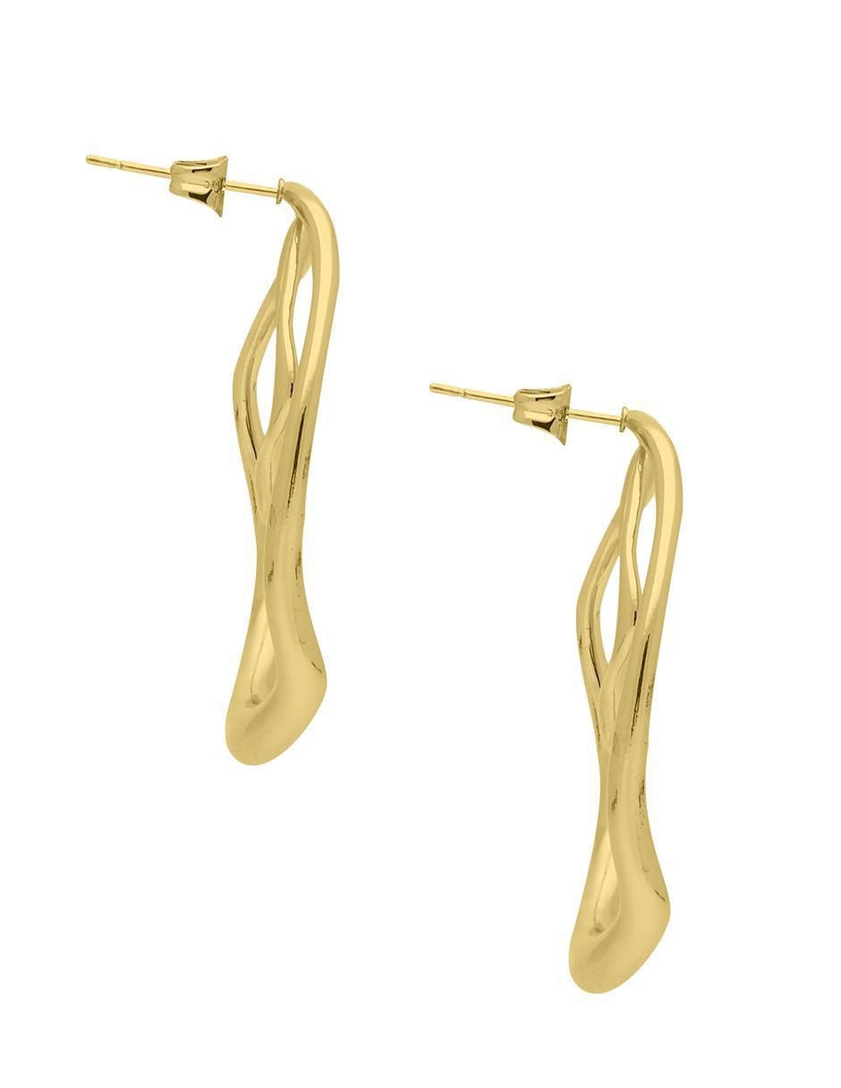 Aretes circulares con acabado brillante 2