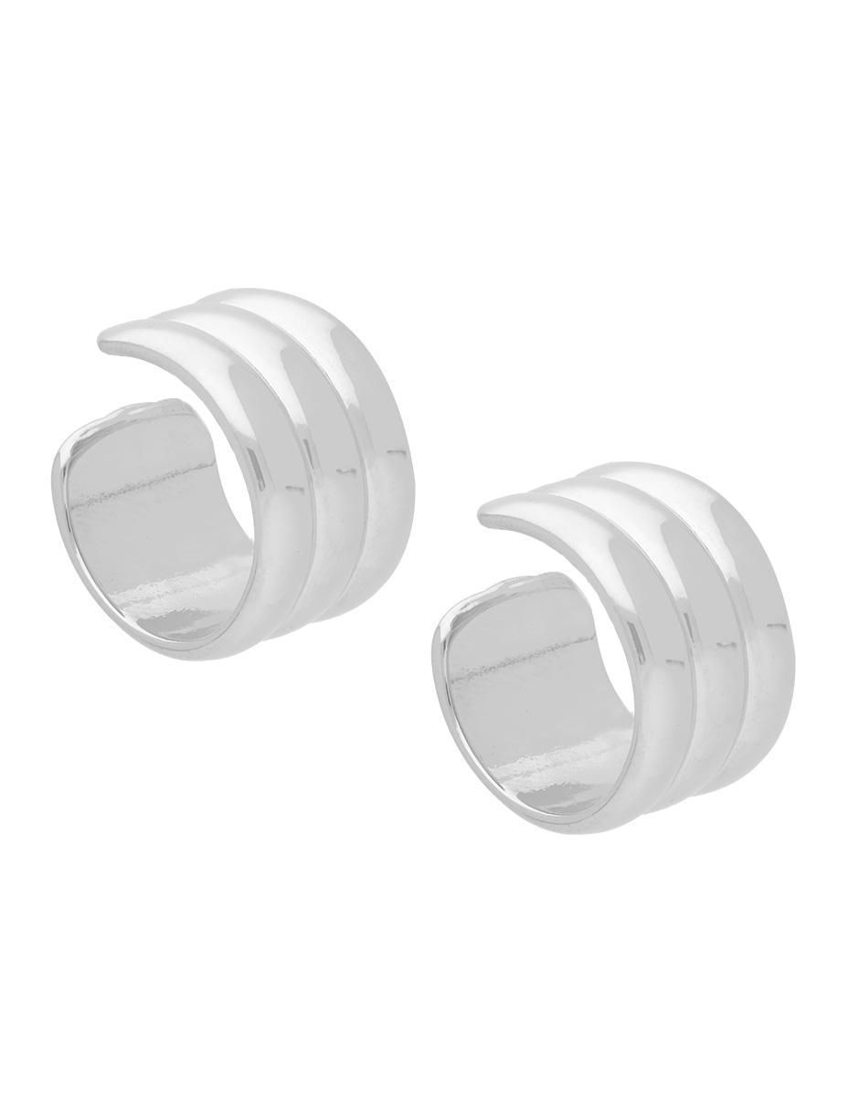 Aretes circulares con acabado brillante 4