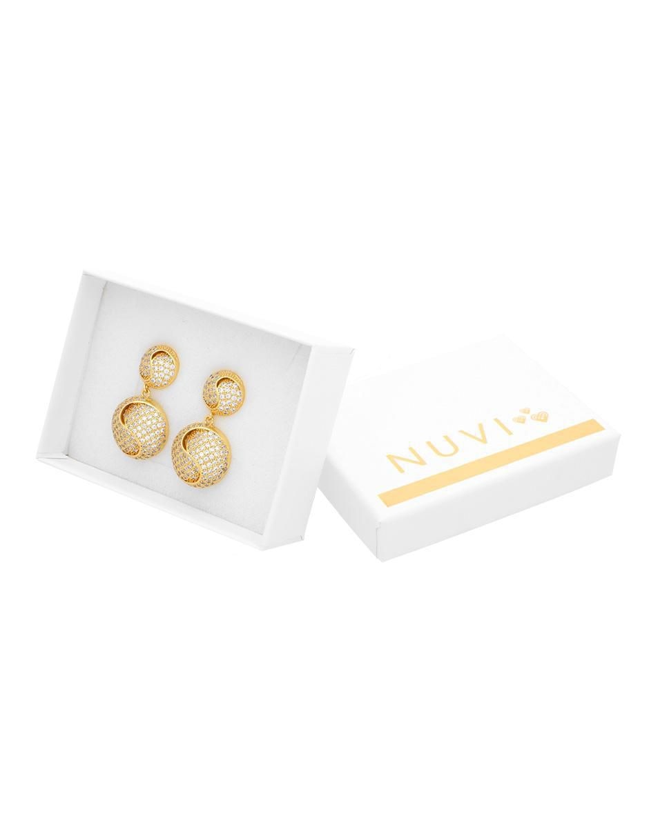 Aretes circulares con acabado brillante 4