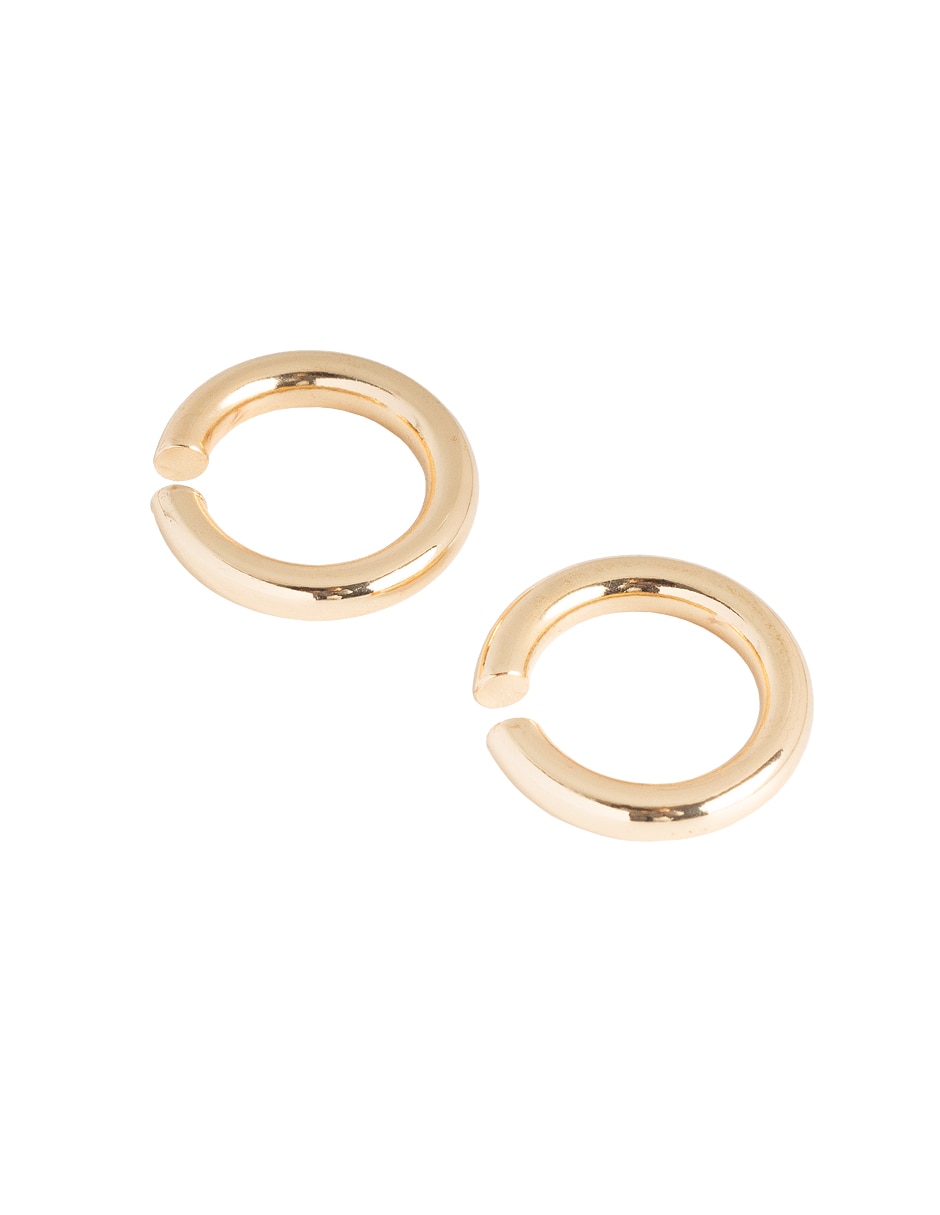 Aretes circulares con acabado lustre 2