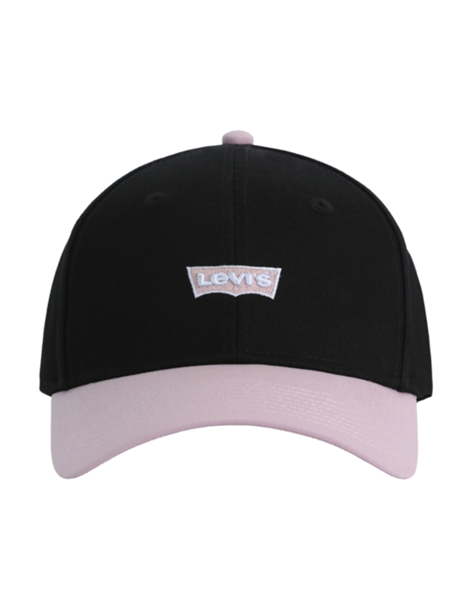 Gorra con visera curva hebilla para mujer
