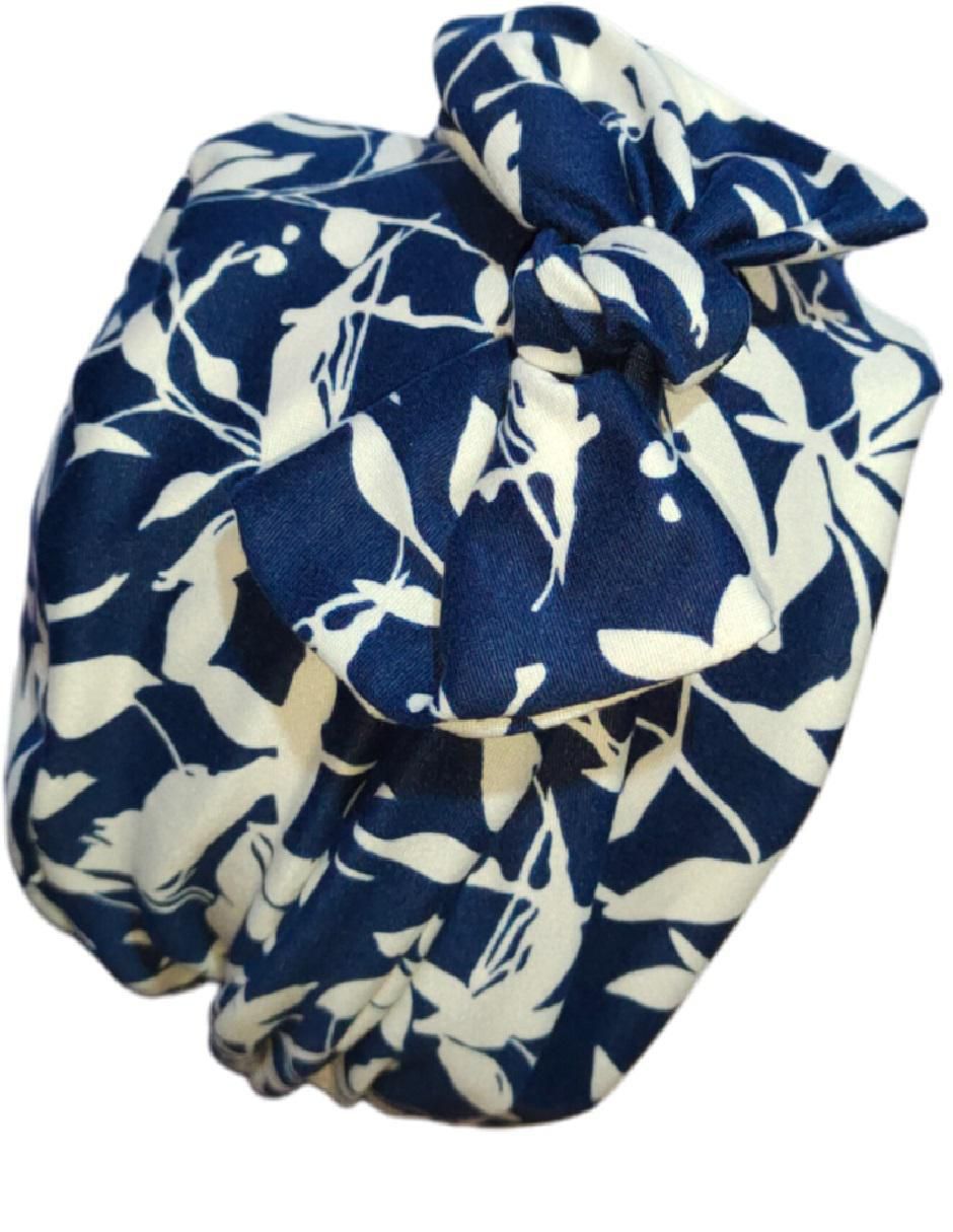 Turbante para mujer estampado hojas