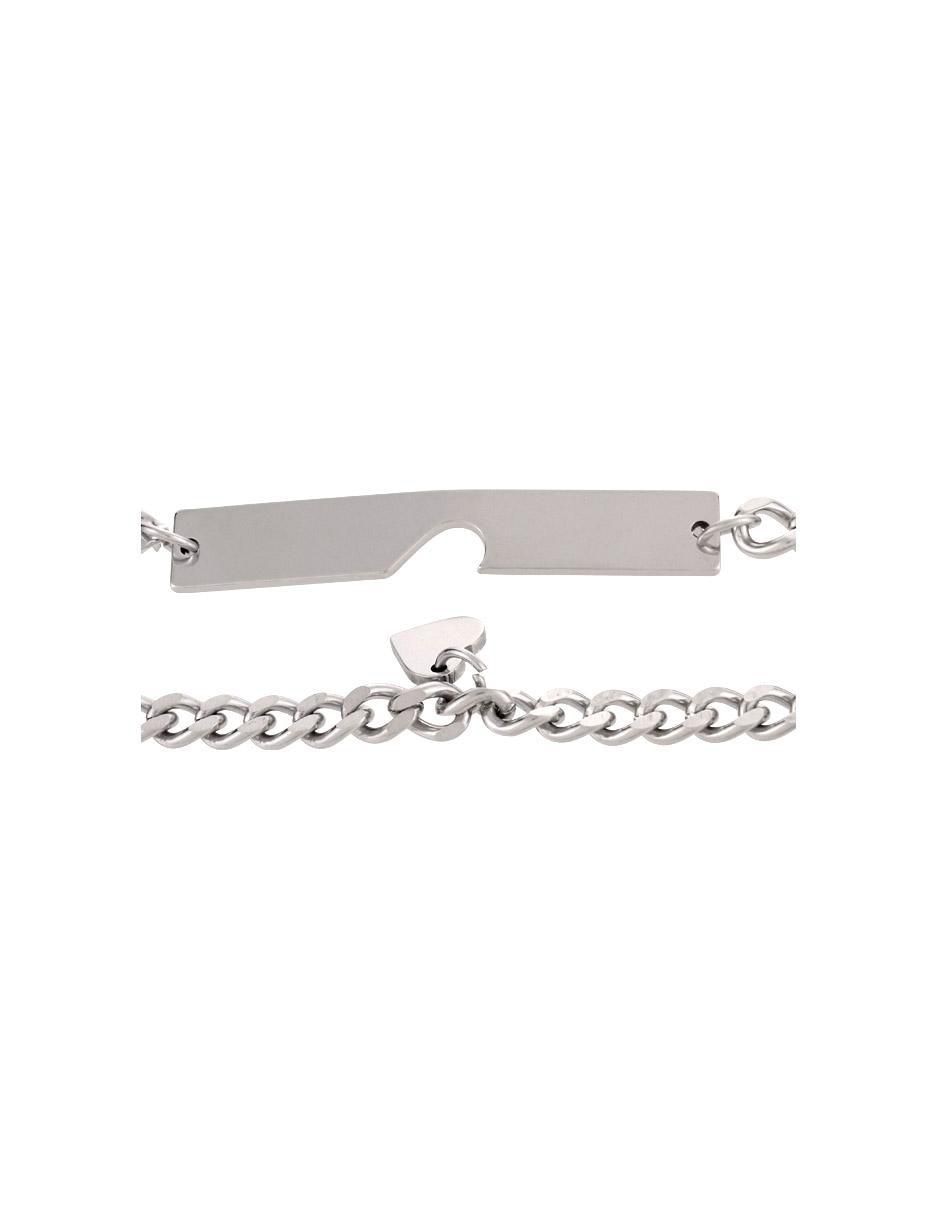 Pulsera clepsidra "de" acero inoxidable sin kilataje ninguna "con acabado" pulido