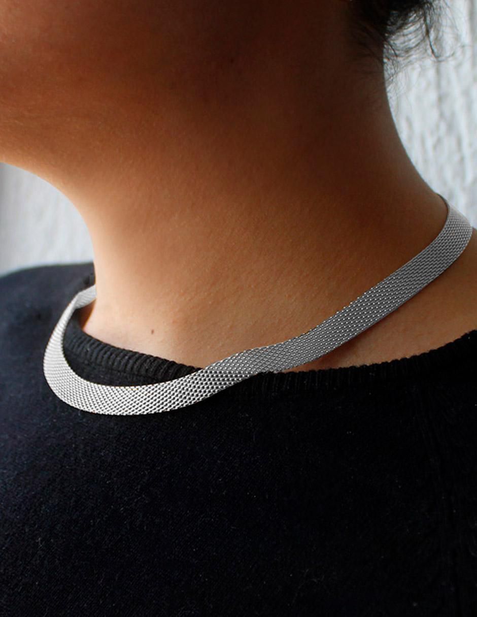 Collar sin temática "de (si aplica)" irregular clepsidra ninguna "de" acero inoxidable sin kilataje