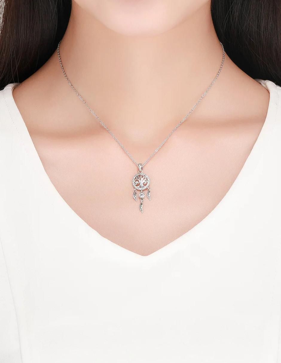 Collar de atrapasueños Beauty de plata 2