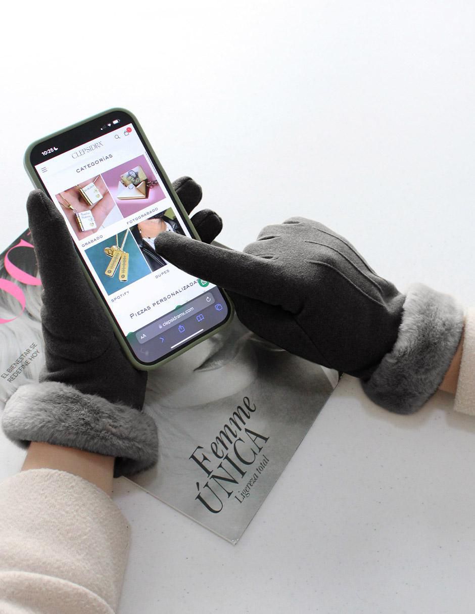 "guantes de invierno" clepsidra "de" poliéster "para" mujer