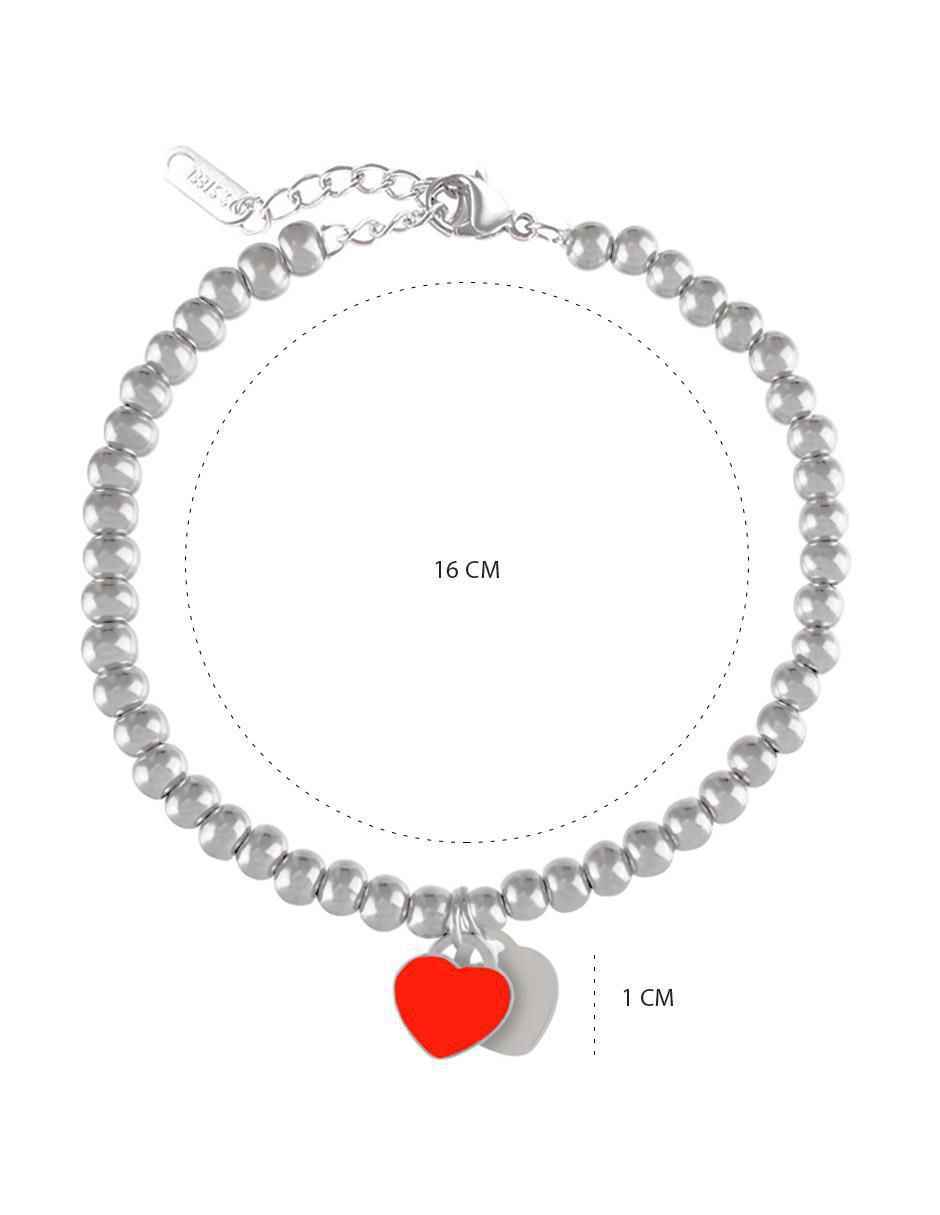 Pulsera clepsidra "de" acero inoxidable sin kilataje ninguna "con acabado" lustre