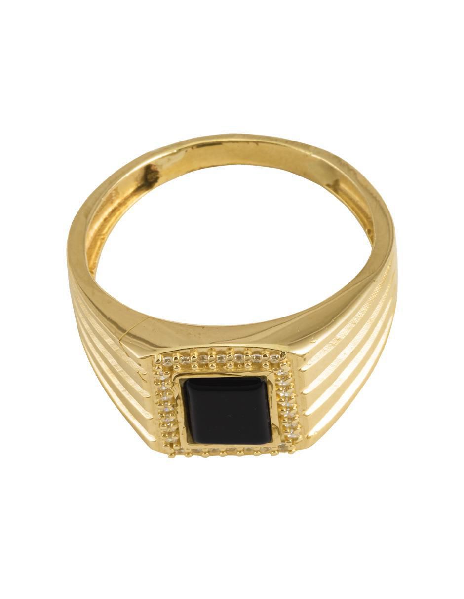 Anillo 10 k de oro zirconia brillante Anillo 10 k de oro zirconia brillante