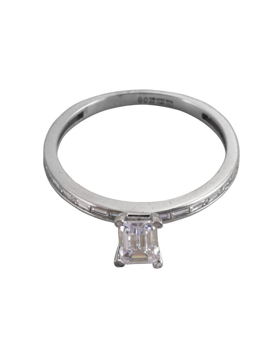 Anillo 10 k de oro zirconia brillante Anillo 10 k de oro zirconia brillante