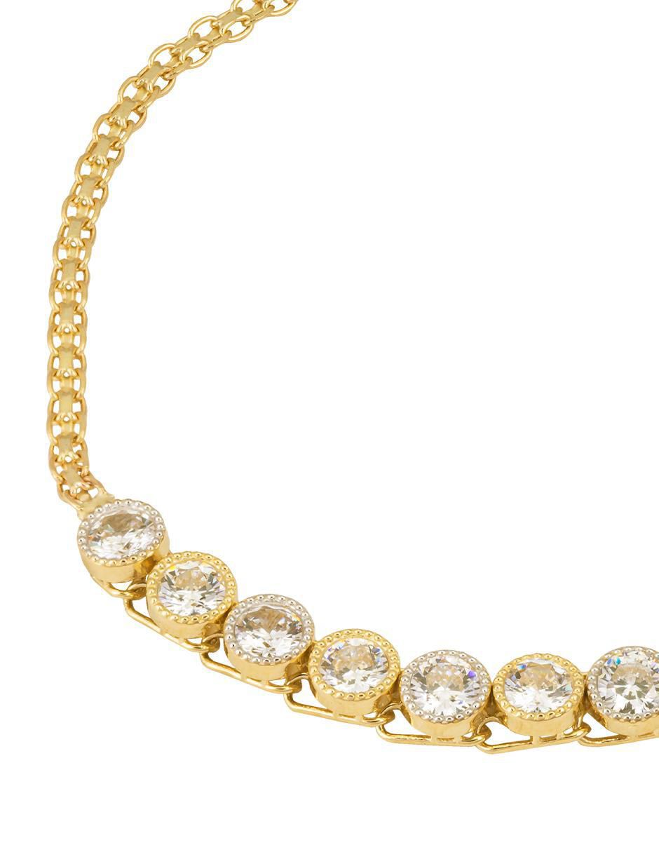 Pulsera de oro 10 K con acabado brillante 2