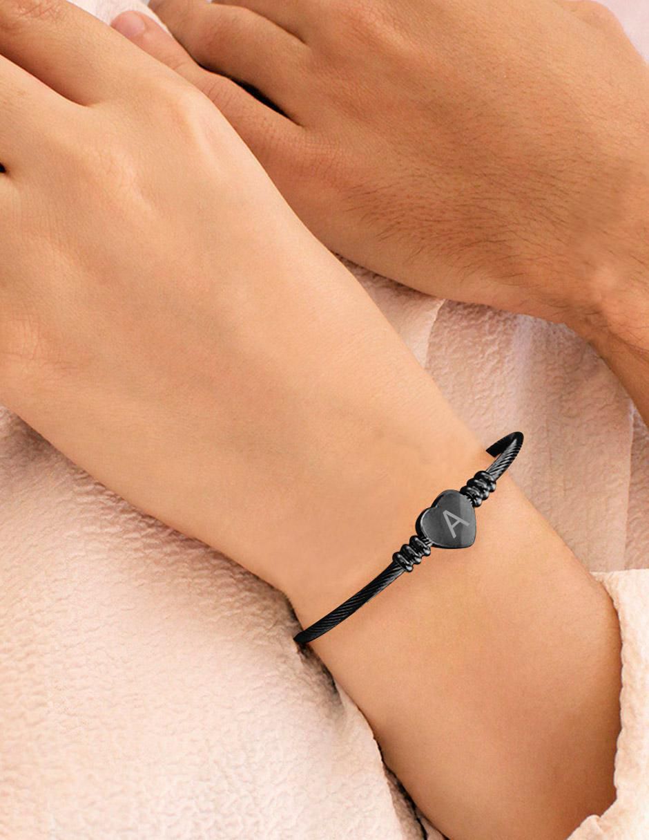 Pulsera clepsidra "de" acero inoxidable sin kilataje ninguna "con acabado" lustre