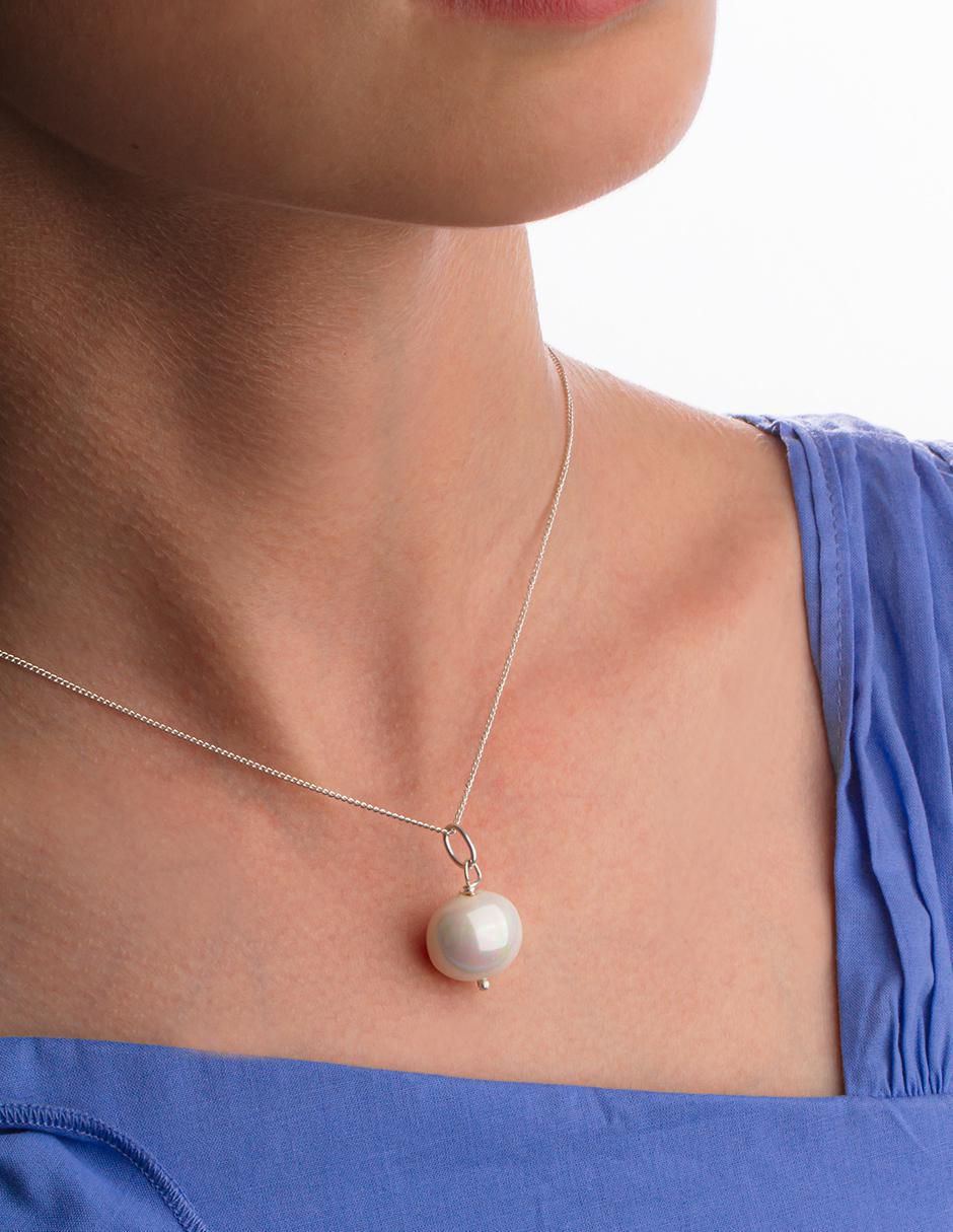 Collar de esfera de plata P 925 2