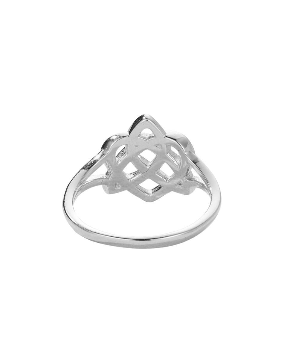 Anillo de nudo Beauty P 925 de plata brillante 3