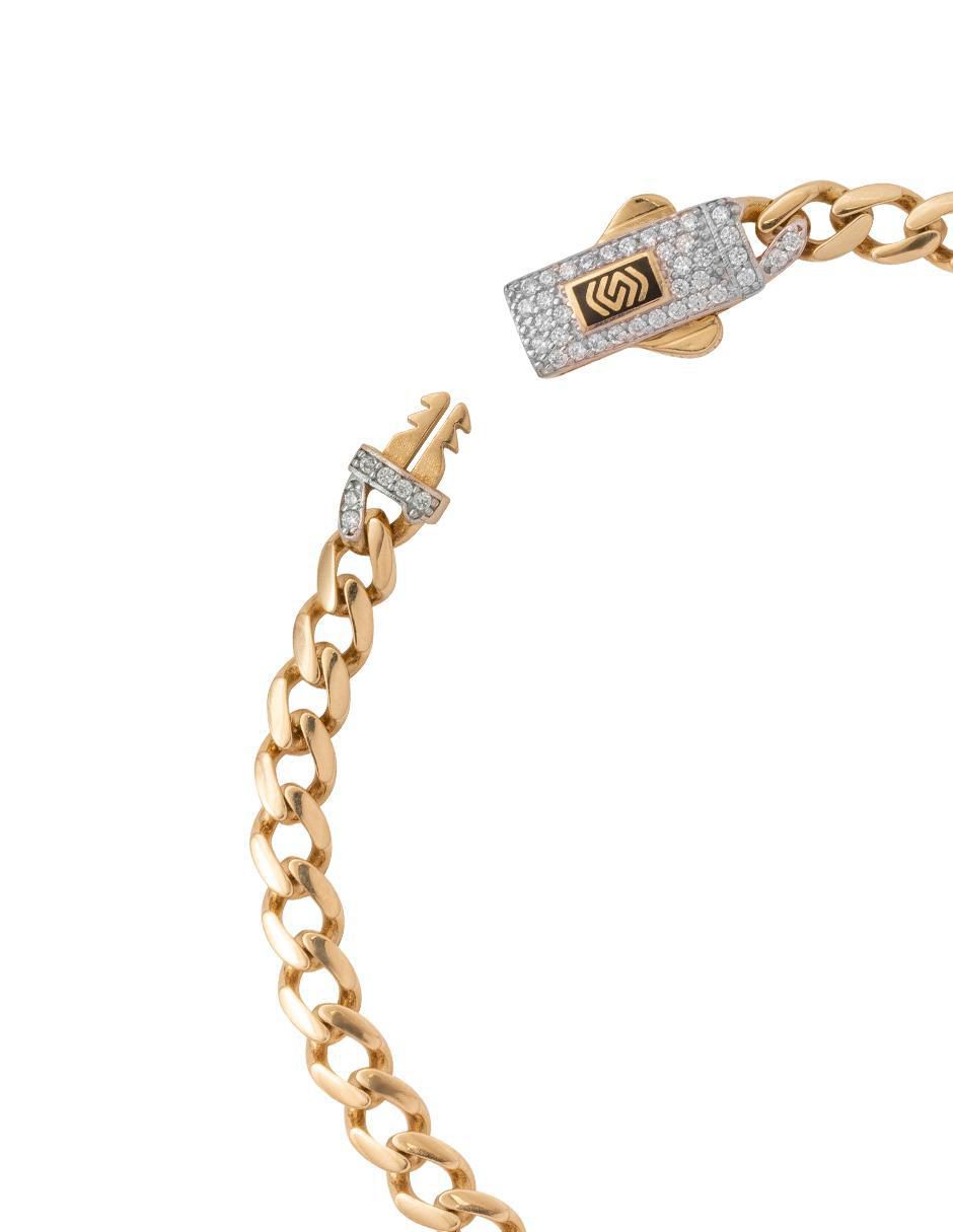 Pulsera de oro 10 k 4