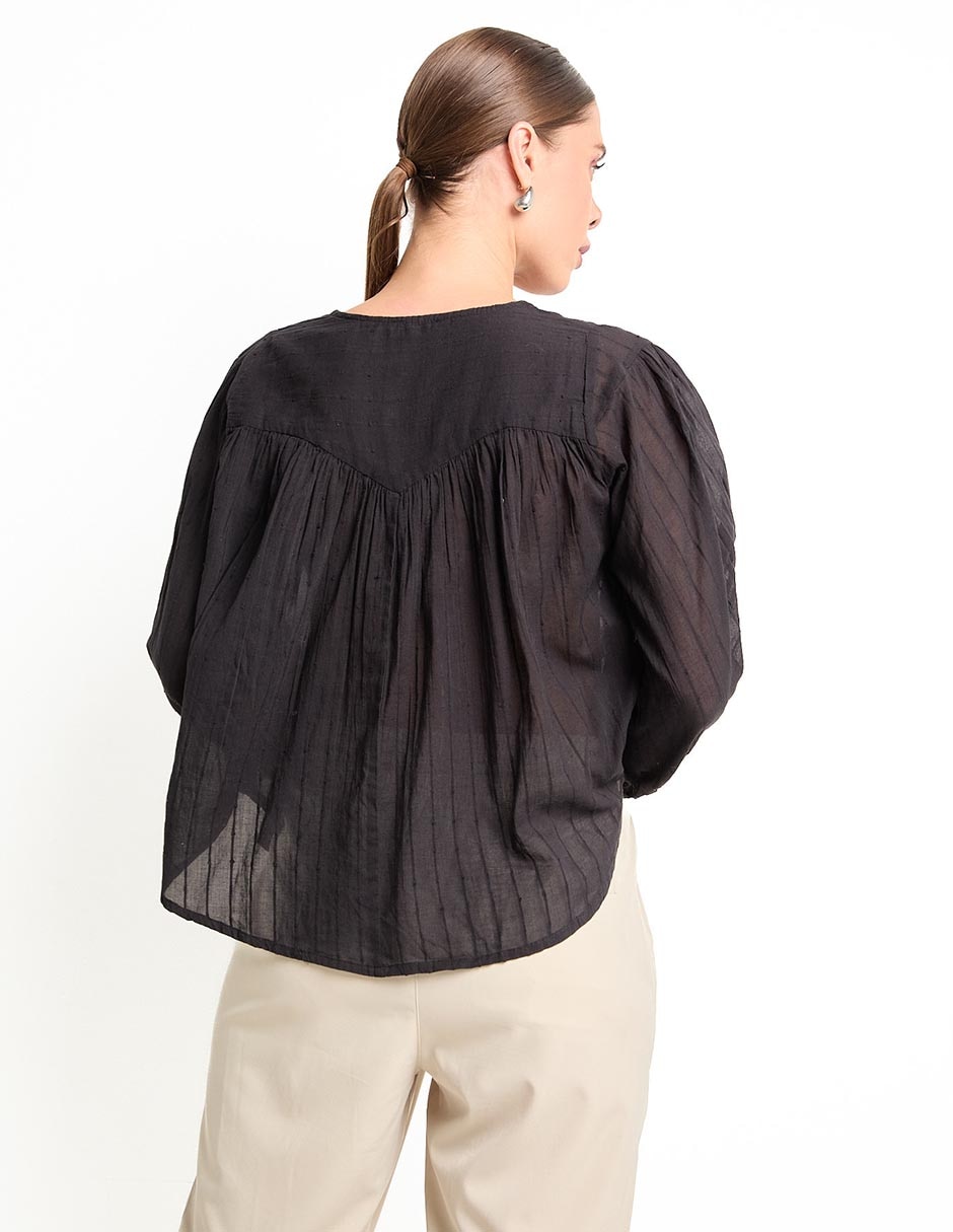 Blusa manga 3/4 para mujer 2