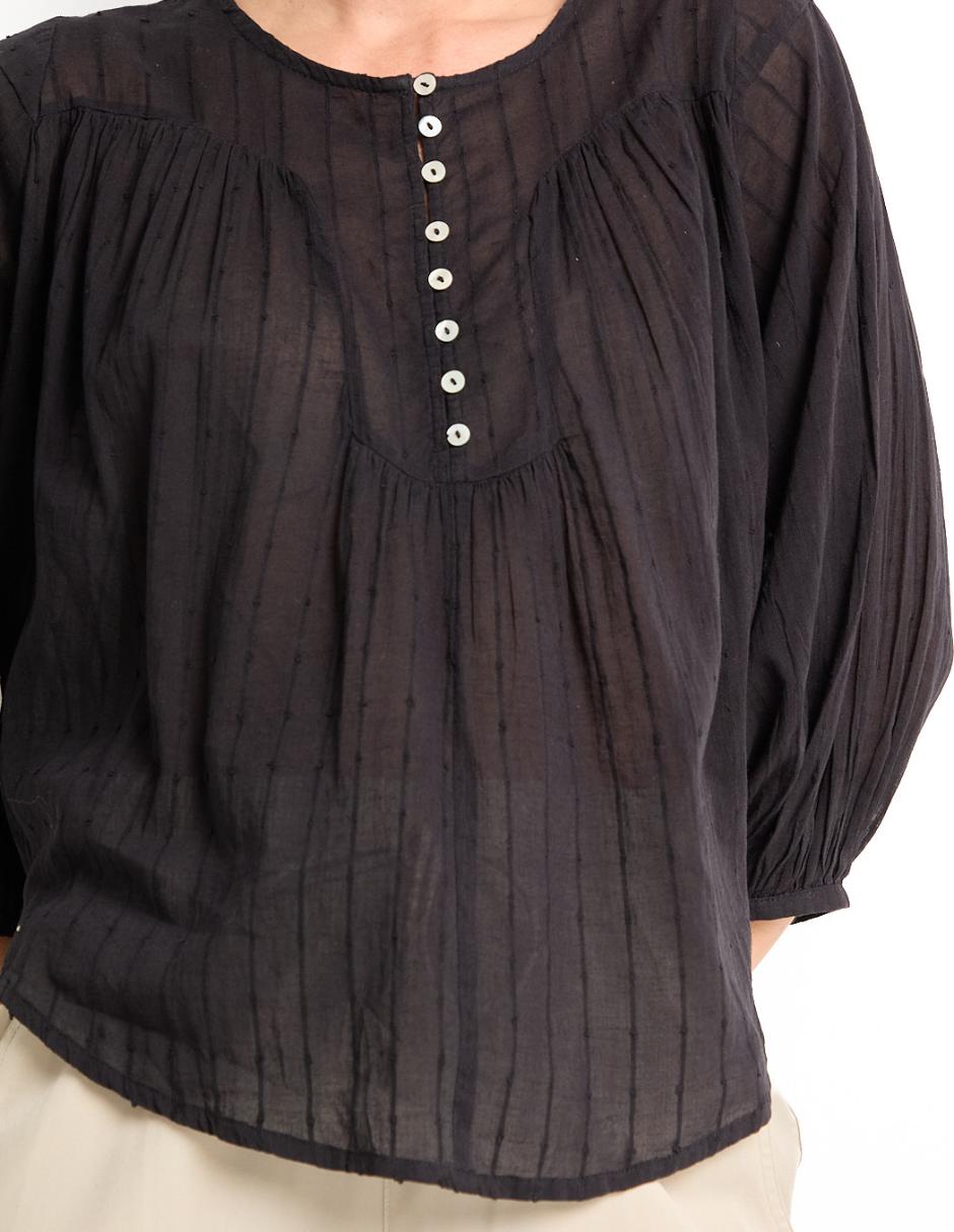 Blusa manga 3/4 para mujer 4