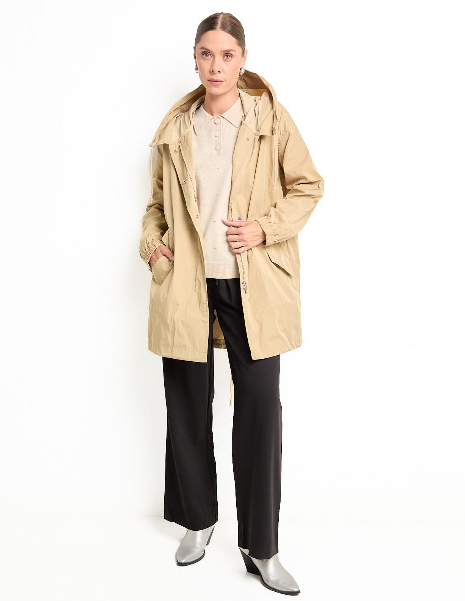 Gabardina con bolsillos para mujer 3