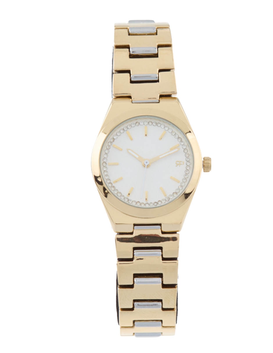 Reloj Dorado Parfois Reloj Mundo Reloj De Cuarzo De Acero